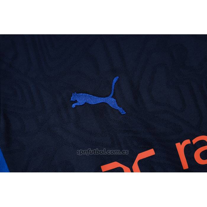 Chandal del Olympique Marsella Manga Corta 2024-2025 Azul - Pantalon Corto